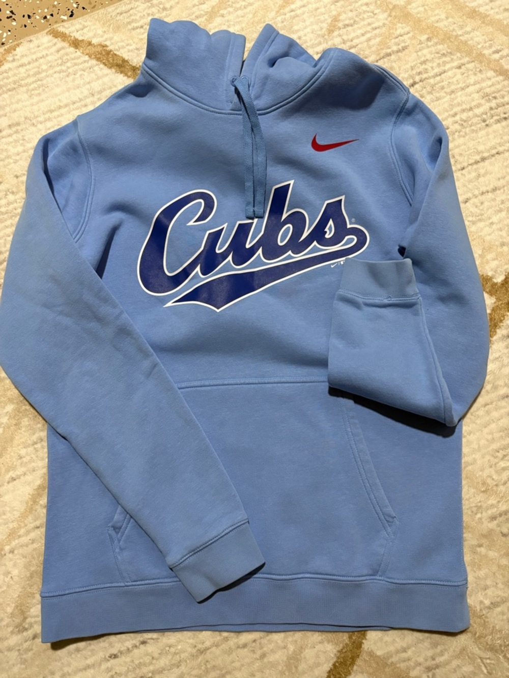 Nike Light Blue Chicago Cubs Hoodie NWOT - Picture 2 of 2
